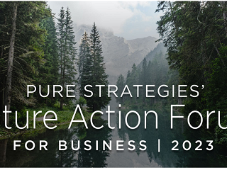 Pure Strategies Offers Nature Action Forum for Business