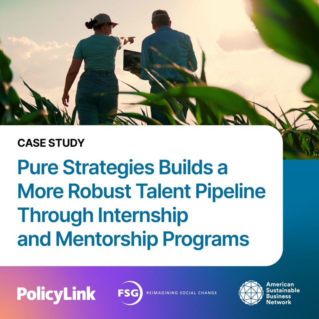 Case study cover people working in field